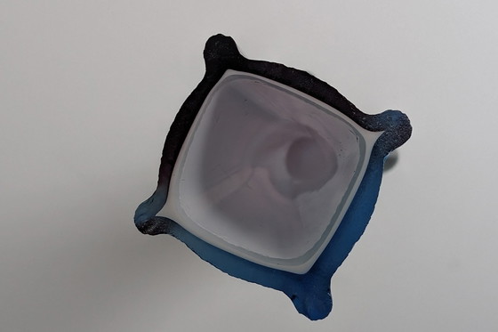 Image 1 of Vintage Murano Style Sommerso Vase – Purple & Blue – 1960s/1970s – 30 cm