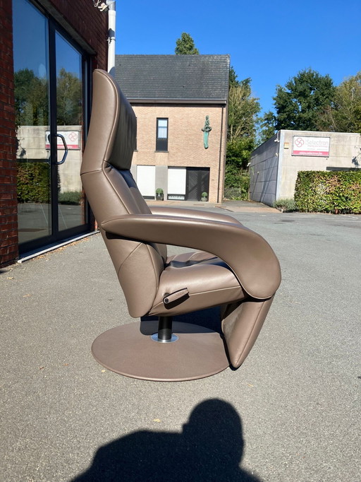 Sehr neu Jori Symphony Liegestuhl Lipano taupe Leder