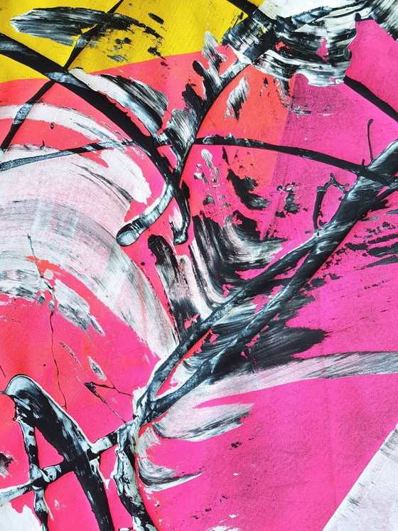 Image 1 of Jürgen Angeler - Pink Heart - 200 x 140 cm