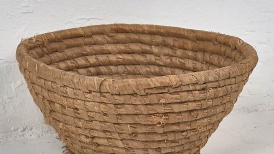 Cesta de mimbre antigua (c.1930) #3 – Objetos decorativos, Wicker (photo 3 of 9)