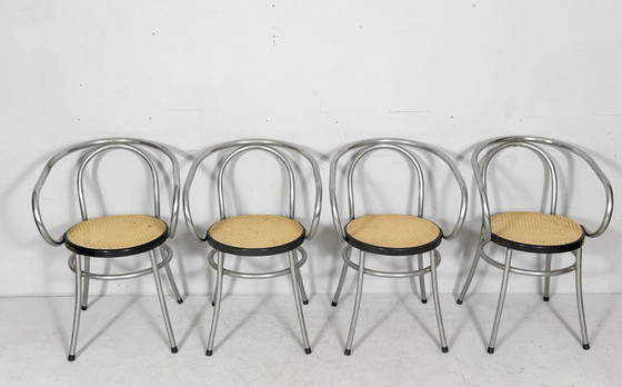 Image 1 of 4er Set Stühle/Esszimmerstühle im Stile von Thonet, Deutschland, 90er Jahre