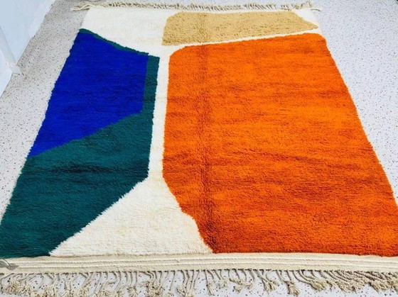 Image 1 of Tapis en laine pure fait main traditionnelle länge 2/3 m