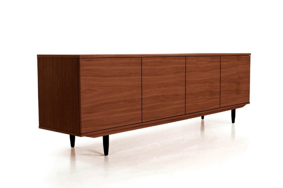 Image 1 of Dressoir gebeitst teak T-S08 4 paar deuren