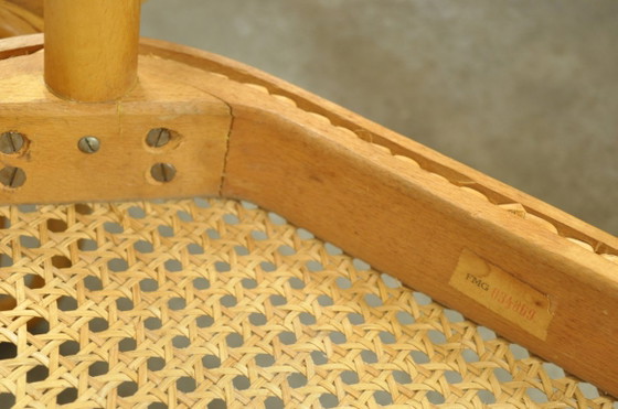 Image 1 of Set of 4 vintage Joseph Hoffmann No. 811 Prague chairs by FMG, 1950s, Poland