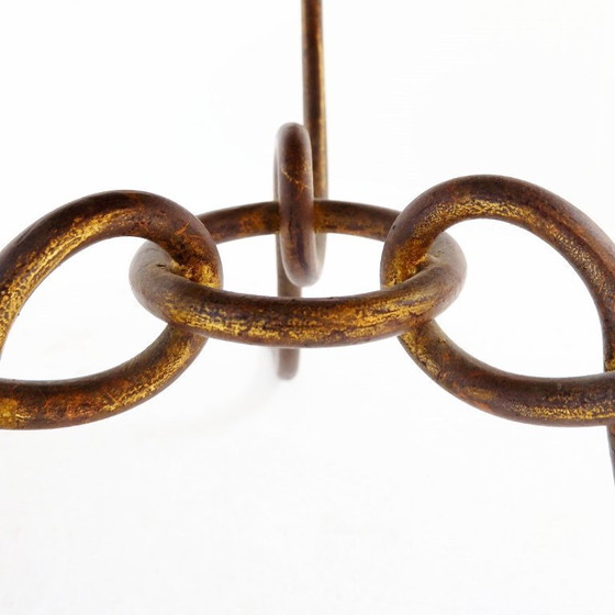 Image 1 of Gilded Iron Coffee Table by René Drouet - 1940s
