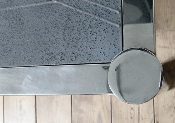 Raro tavolino da caffè di De Nisco – Tavolini da caffè, Glass, Metal (photo 4 of 7)