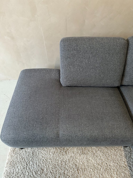 Image 1 of Canapé d'angle bleu/gris 250x215cm