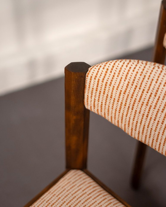 Image 1 of 4 x Scandinavian beech chairs, 1960s