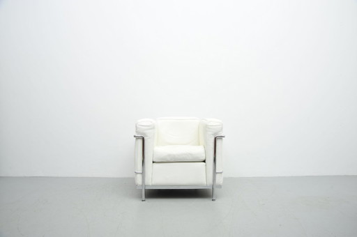 LC2 Armchair by Le Corbusier, Pierre Jeanneret and Charlotte Perriand for Cassina