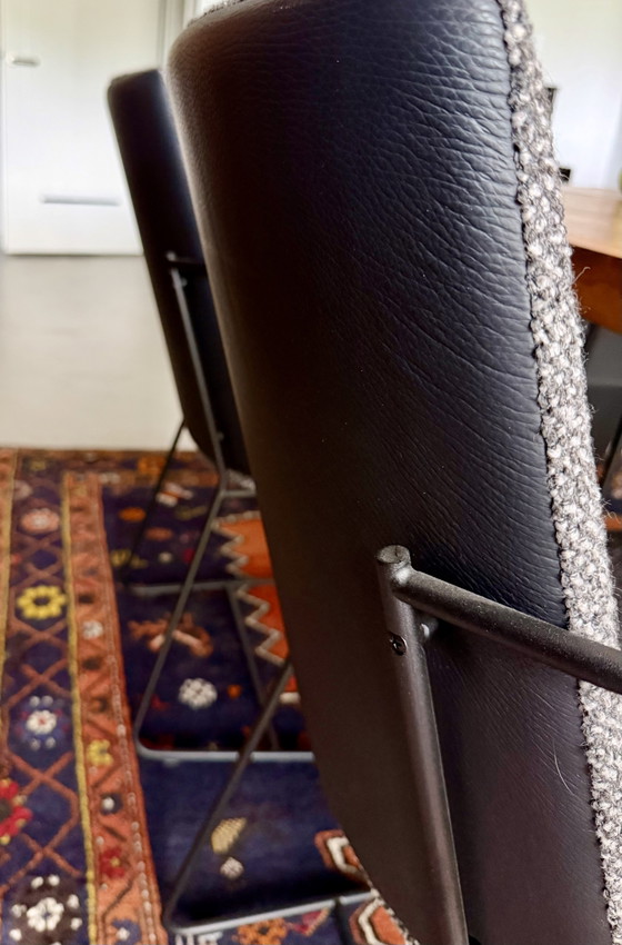 6x Bree’s New World Dining Chairs – Bree's New World, Leather, Metal (photo 5 of 5)