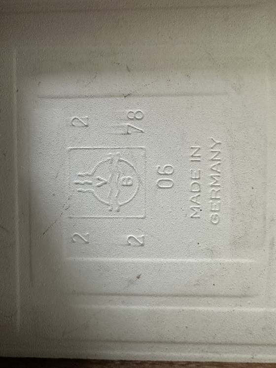 Image 1 of Portariviste o giornali vintage con piano in piastrelle olandesi – H. Eidingel – anni '50/'60