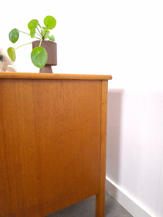 Image 1 of Deep wooden chest of drawers from Sweden