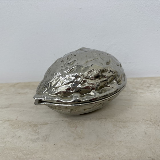 Image 1 of Set van 2 vintage eivormige glazen tafellampen, 1970