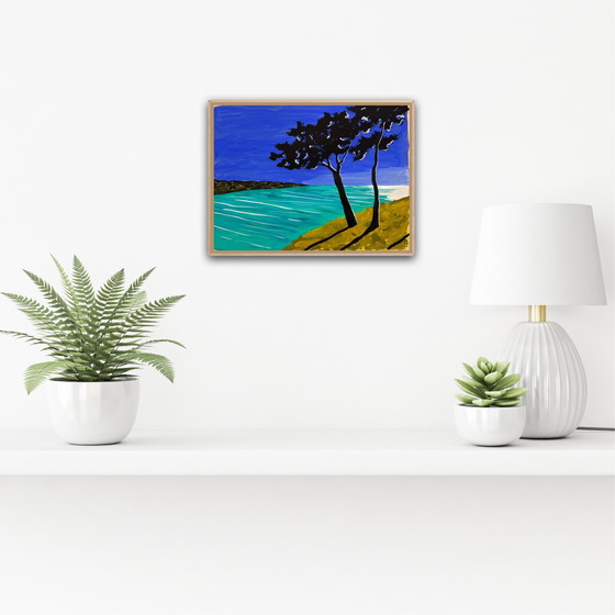 Image 1 of Gouache on 250g natural paper. Size 40x30cm.