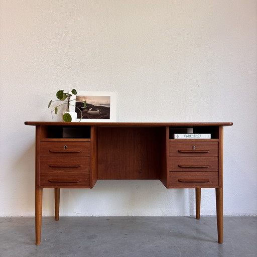 Vintage Danish Desk 2 Sides