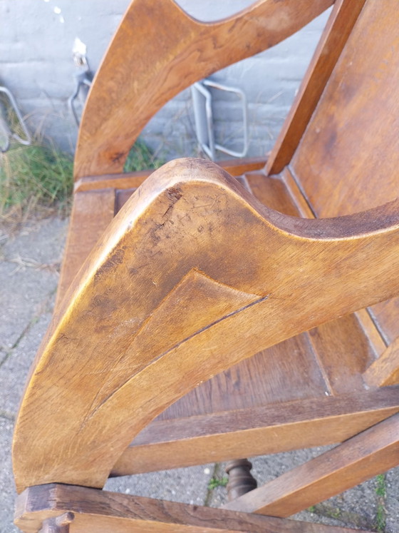 1 x sedia Glastonbury antica brutalista anni 1880 – Sedie e poltrone, Legno (photo 3 of 9)