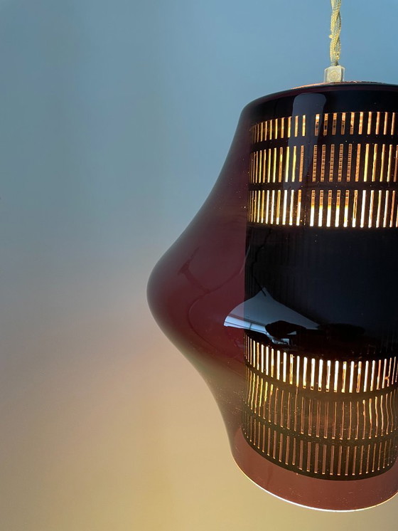 Image 1 of Philips lampada a sospensione in vetro vintage serie NX