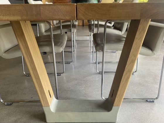 Arco Base Dining Table 320cm x 105 cm – Stone, Wood (photo 7 of 7)