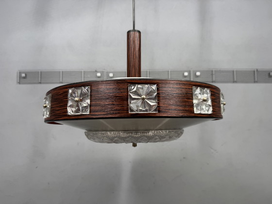 Image 1 of Lámpara colgante OVNI de estilo espacial de mediados de siglo XX (años 60)