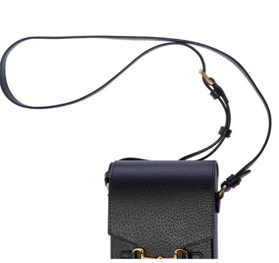 Image 1 of Tasche GUCCI Horsebit 1955 Vertical in Cuir Noir - 103384