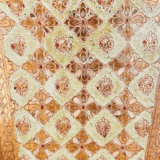 Image 1 of Vintage Florentiner Gold Hollywood Regency Mülleimer Barock Rokoko 1970er Jahre