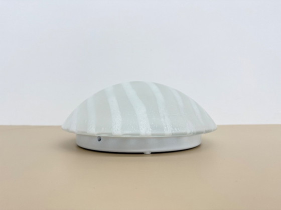 Image 1 of Lampada da parete/soffitto in vetro "zebra" di Peil & Putzler, anni '70, Germania.