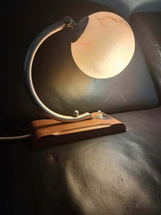 Image 1 of Vintage Art Deco Bauhaus Table Lamp 1930s-1940s