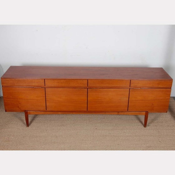 Image 1 of Credenza scandinava in teak, modello FA 66, di Ib Kofod-Larsen, 1960