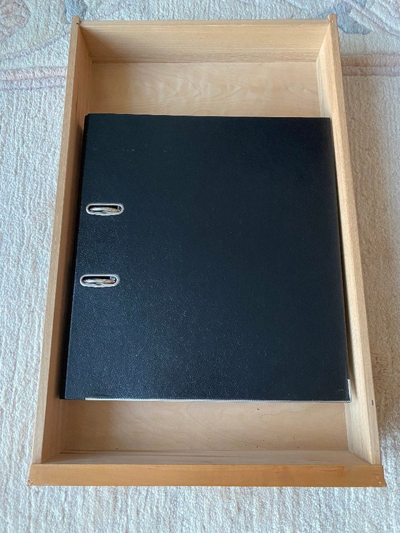 Image 1 of Zweeds bureau uit het midden van de 20e eeuw, gemaakt van teakhout.