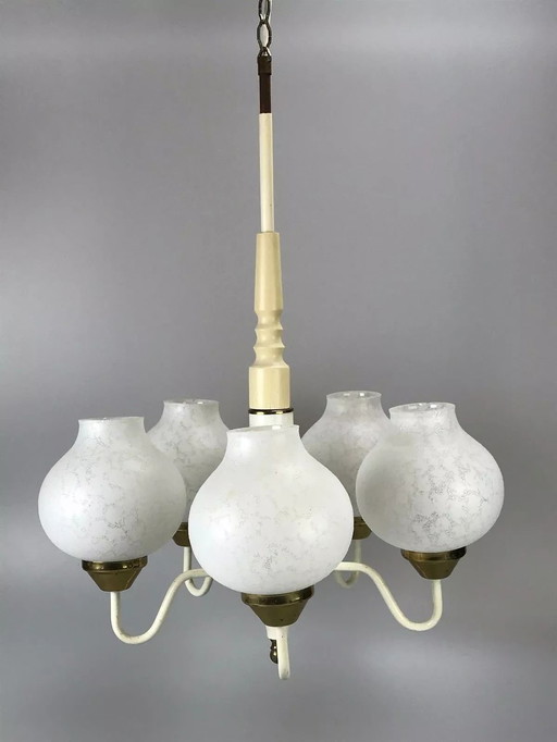 70er Jahre Lampe Leuchte Deckenlampe Hängelampe Kronleuchter Space Age Design