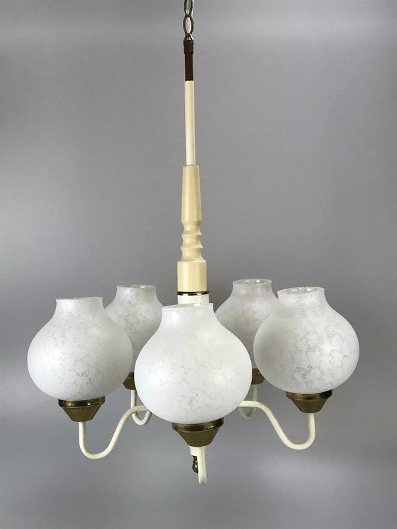Image 1 of 70s lamp plafondlamp hanglamp kroonluchter space age design
