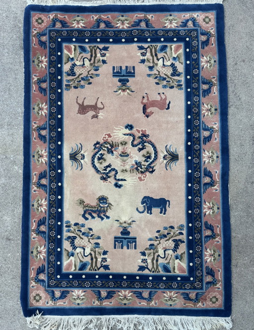 Art-déco-Teppich aus Peking