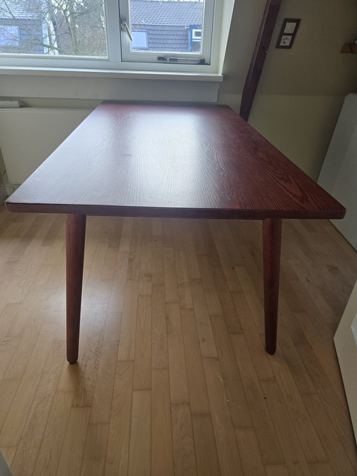 Solid Wood Desk (160 x 80 x 72 cm) - Vintage Look