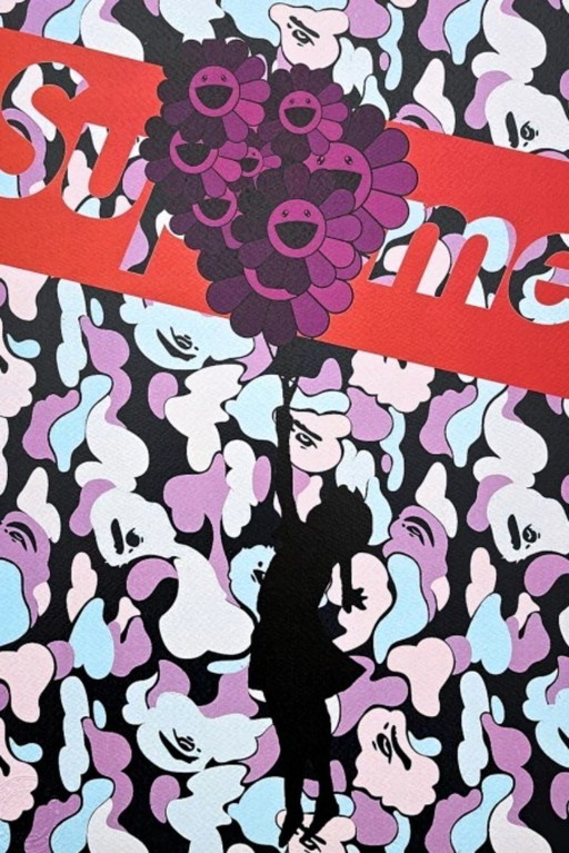 Death Nyc - Ragazza con palloncino blu di Murakami - Edizione limitata con certificato