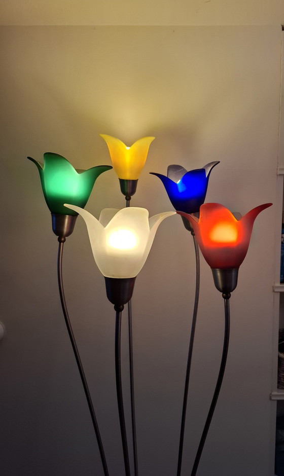 Image 1 of Floor lamp with tulip shades from pols potten