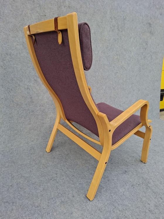 Finn Ostergaard  for Skipper, lounge chair – Stoelen / fauteuils, Leer, Textiel (photo 3 of 7)