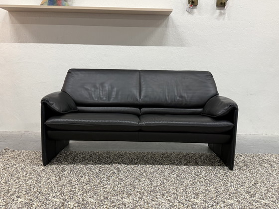 Image 1 of Leolux Bora Beta Sofa 2.5 Seater Black Leather