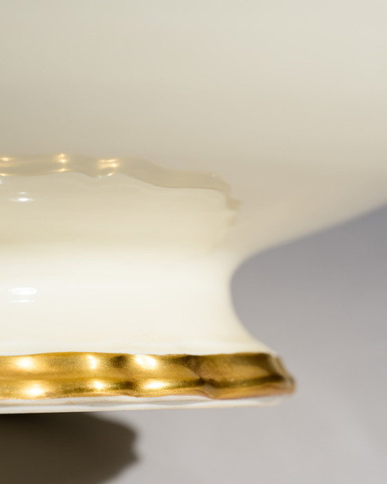 Image 1 of Bol décoratif en porcelaine Rosenthal « Chippendale », décor Oiseau de paradis, 34 cm