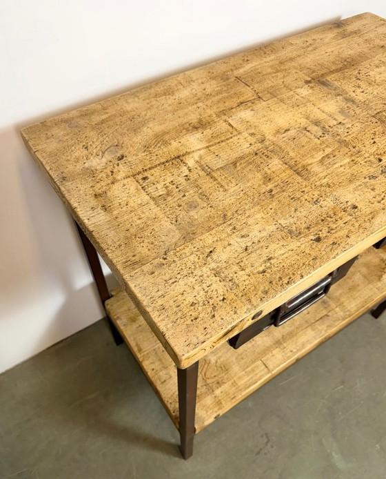 Image 1 of Vintage Industrial Worktable, 1960s