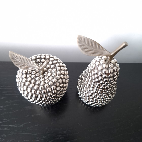 Image 1 of Set vintage studs appel en peer jaren 60 / 70