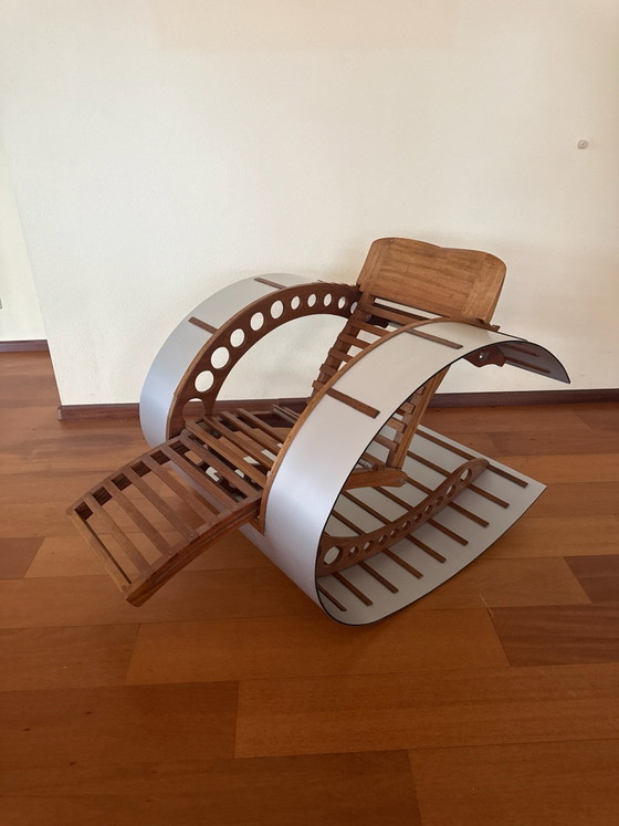 Design Rocking chair – Wood, Aluminium (photo 8 of 8)