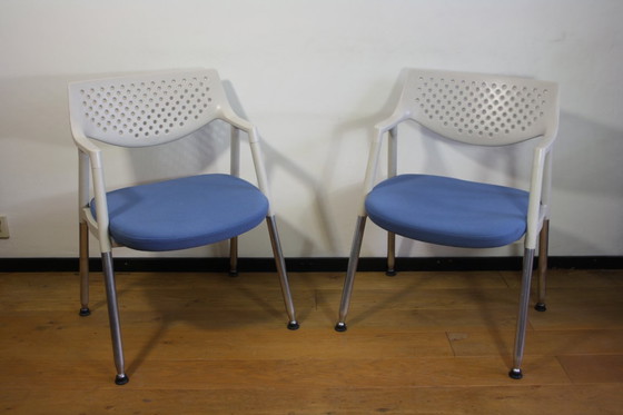 Image 1 of Two Vitra Quattro chairs