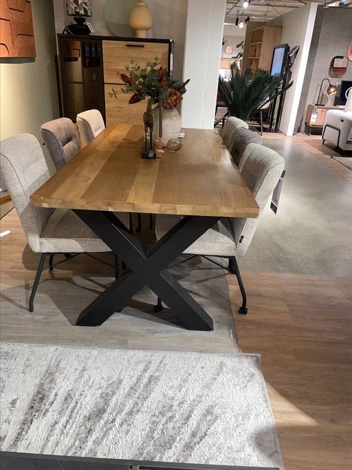 Table de salle à manger Henders & Hazel Metalox - 200x100