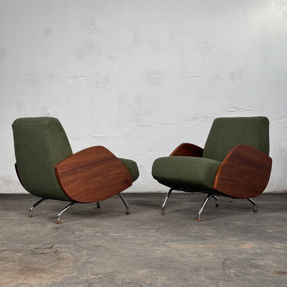 Image 1 of Coppia di poltrone "Type 360" di Janusz Różański, anni '60
