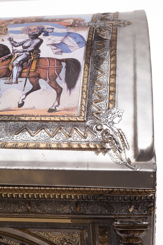 Image 1 of Tinplate biscuit tin by Otto Schmidt