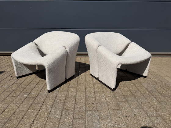 Image 1 of Artifort F580 Groovy armchairs in mint condition!! Pierre Paulin