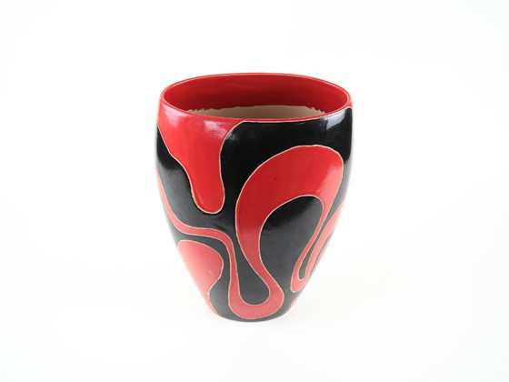 Image 1 of Ceramic vase, Italian design, 1970s, made in Italy