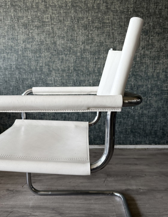 Image 1 of 6x Vintage Mart Stam S34 Chairs by Linea Veam, Italy, ca80s