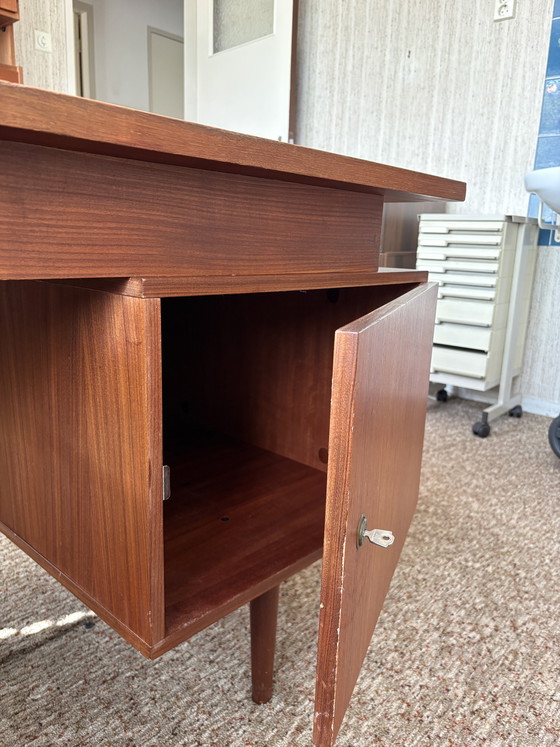 Image 1 of Vintage Simpla Lux teakhouten bureau