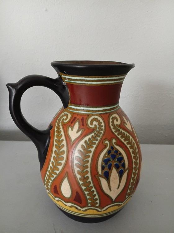 Image 1 of Gouda Pottery. 1920s Plato New Objectivity/Art Deco